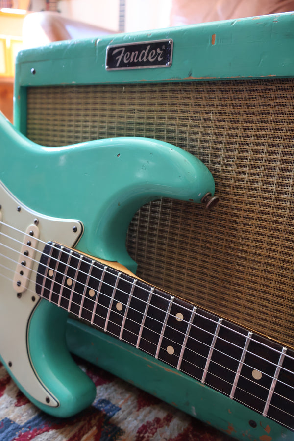 Fender Limited Edition 1959 Stratocaster Custom Shop Relic & Pro Jr Amp Set‐Seafoam Green NAMM Special (2006, Pre-Loved)