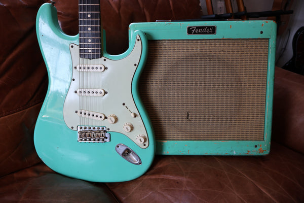 Fender Limited Edition 1959 Stratocaster Custom Shop Relic & Pro Jr Amp Set‐Seafoam Green NAMM Special (2006, Pre-Loved)