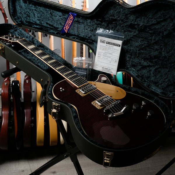 Gretsch G6228FM Players Edition Jet BT with V-Stoptail 2018 - Present - Dark Cherry Stain