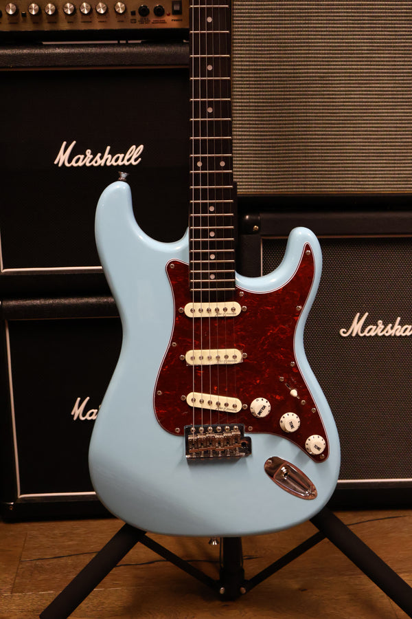 Vintage V60 Coaster Series Electric Guitar Pack ~ Laguna Blue