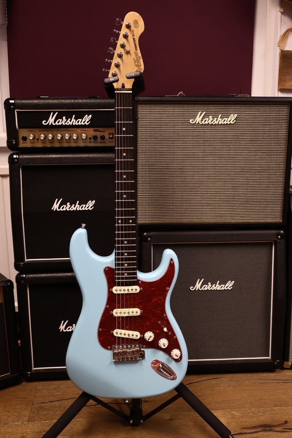 Vintage V60 Coaster Series Electric Guitar Pack ~ Laguna Blue