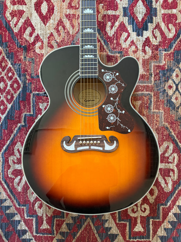 Pre-Loved Epiphone EJ-200SCE/VS Vintage Sunburst