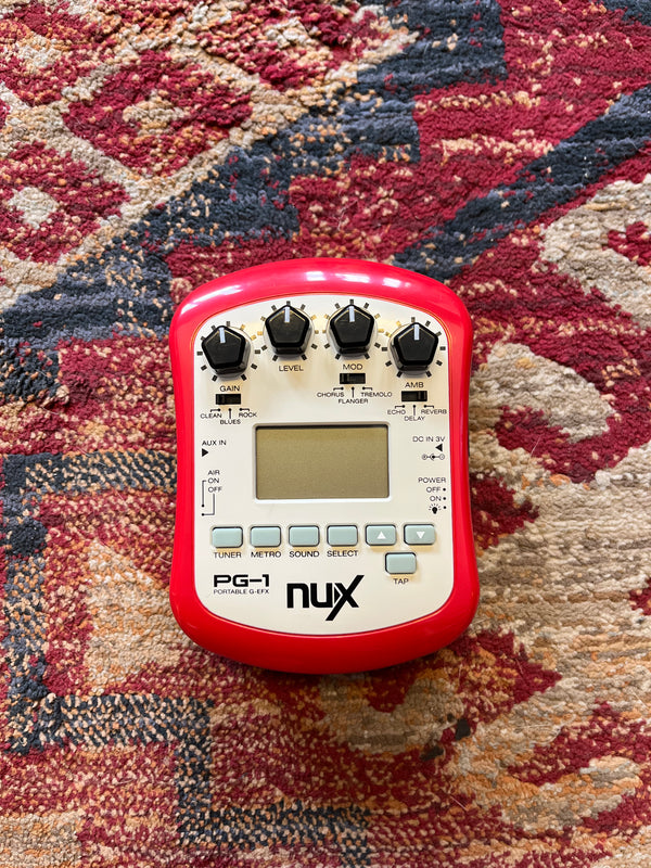 NU-X PG-1 Portable Guitar Effects Unit