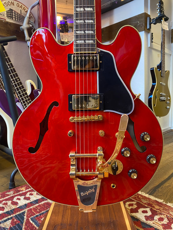 Pre-Loved Epiphone Limited Edition 'Back To The Future' ES-345 - Cherry Red