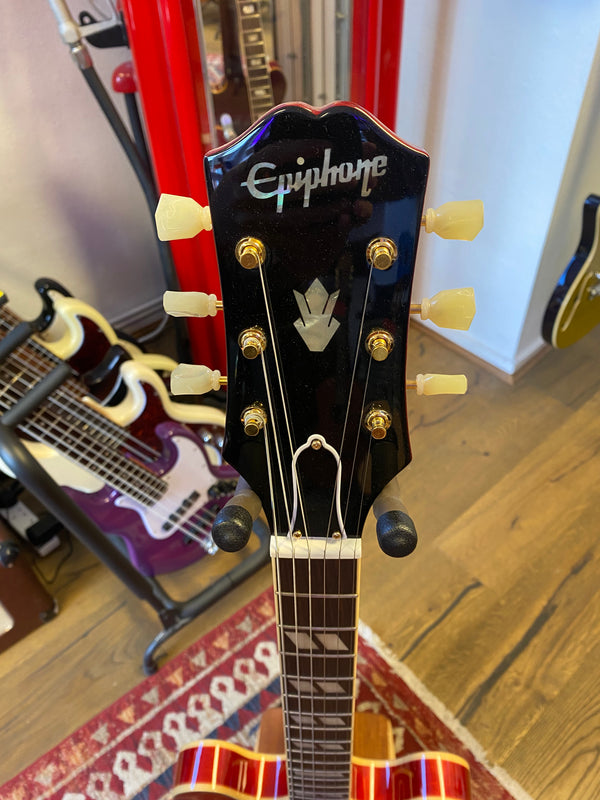 Pre-Loved Epiphone Limited Edition 'Back To The Future' ES-345 - Cherry Red