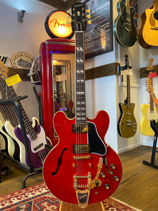 Pre-Loved Epiphone Limited Edition 'Back To The Future' ES-345 - Cherry Red