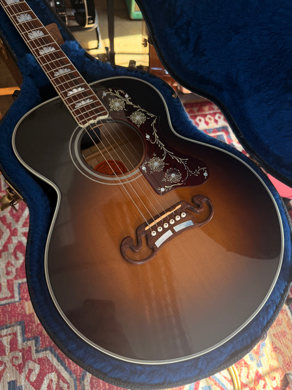 2008 Gibson L-200 Emmylou Harris Signature Mini Jumbo Acoustic Guitar Vintage Sunburst, Signed w/ Case