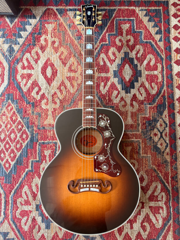 2008 Gibson L-200 Emmylou Harris Signature Mini Jumbo Acoustic Guitar Vintage Sunburst, Signed w/ Case