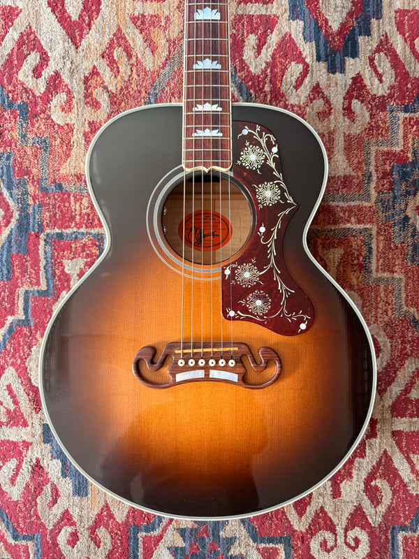 2008 Gibson L-200 Emmylou Harris Signature Mini Jumbo Acoustic Guitar Vintage Sunburst, Signed w/ Case