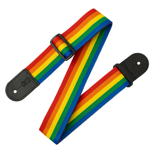 Levy's Single Tone Solid Colored Poly Series Guitar Straps