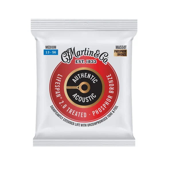 Martin Authentic Acoustic Lifespan® 2.0 Guitar Strings Phosphor Bronze