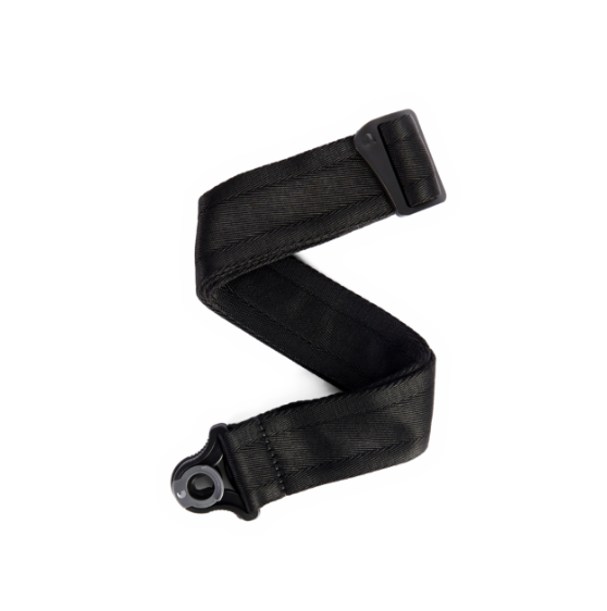 D’Addario Auto Lock Locking Guitar Strap, Black