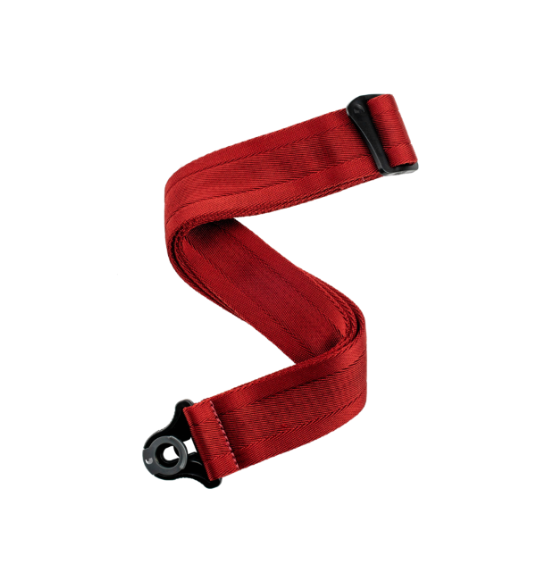 Auto Lock Locking Guitar Strap, Blood Red