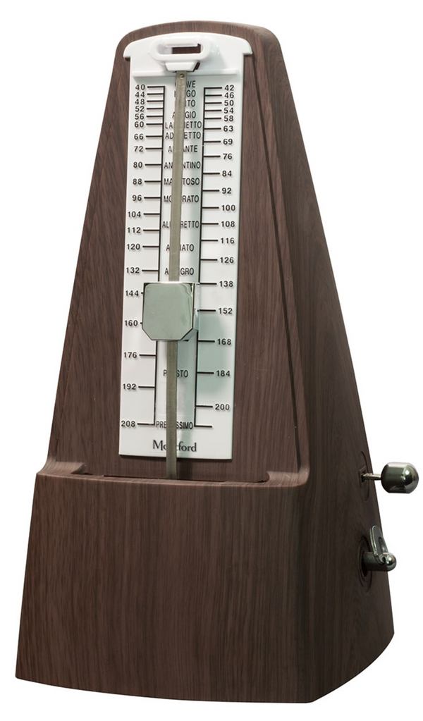 SATIN WOOD FINISH Montford Metronome Pyramid