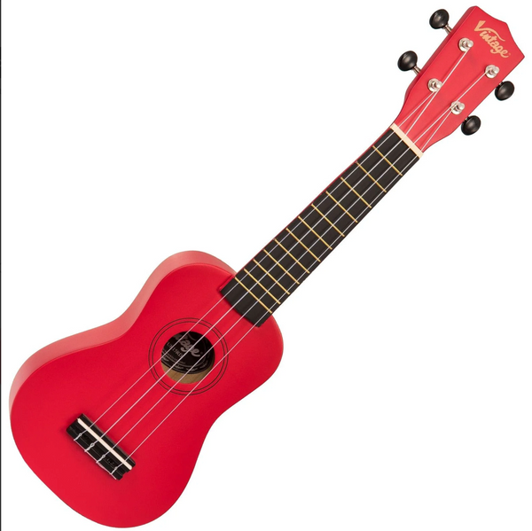 Vintage Soprano Ukulele ~ Red