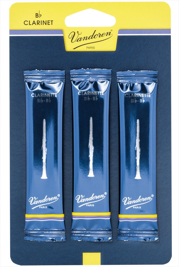 Vandoren Bb Clarinet Reeds (Pack of 3)