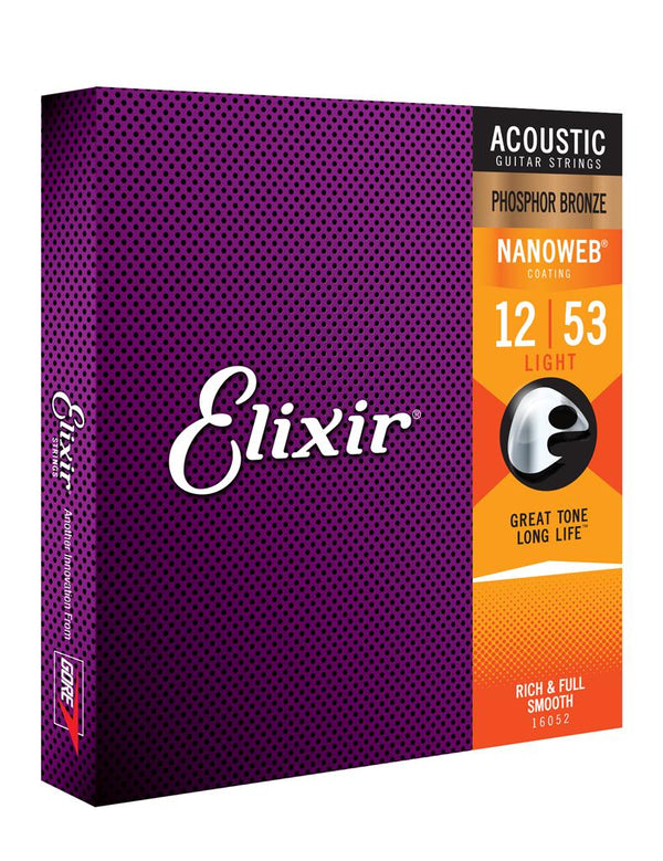 ELIXIR E16052 NANO PB ACOUST 012-053 LIGHT SET