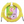 KIRLIN PASTELPOP GUITAR CABLE 10FT LEMON ESSENCE