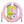 KIRLIN PASTELPOP GUITAR CABLE 10FT ROSE SORBET