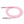 KIRLIN PASTELPOP GUITAR CABLE 10FT ROSE SORBET