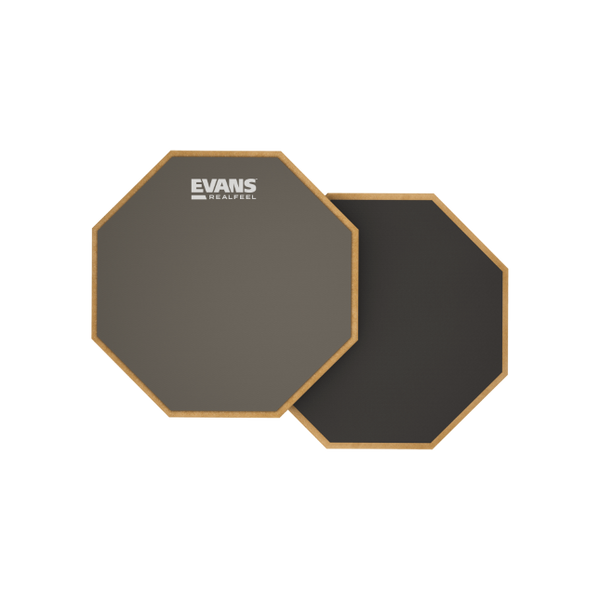 RealFeel 2-sided Practice Drum Pad, 6 Inch