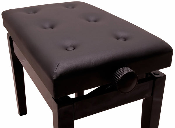 Montford Piano Bench Adjustable Height - Black