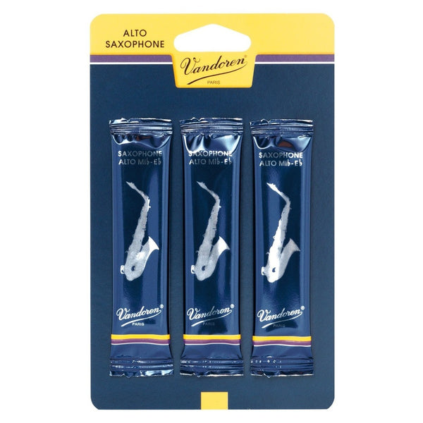 Vandoren Alto Saxophone Reeds (Pack of 3)